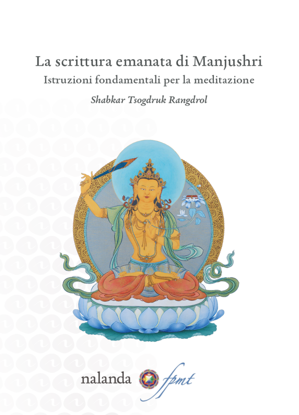 la scrittura emanata di manjushri